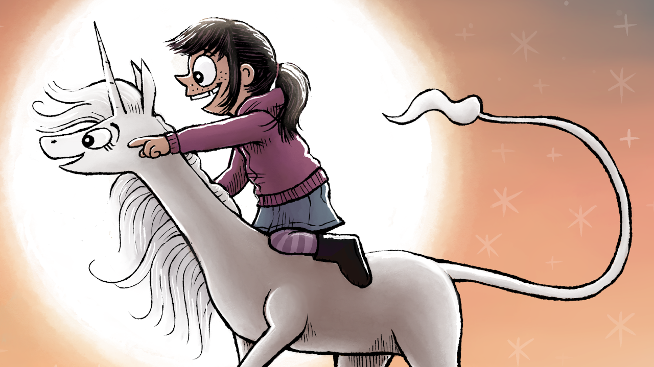 Phoebe and Her Unicorn comic strip